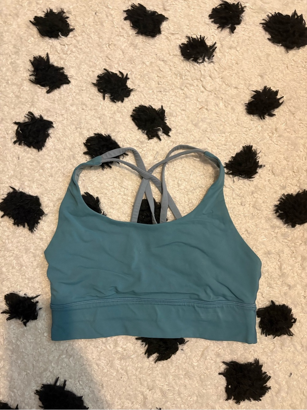 Lululemon Teal Strappy Sports Bra